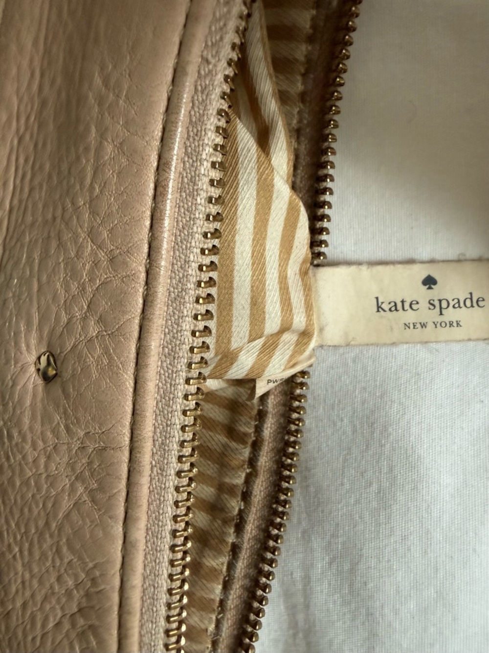 kate spade Pebbled Leather Crossbody - Taupe - Picture 5 of 6